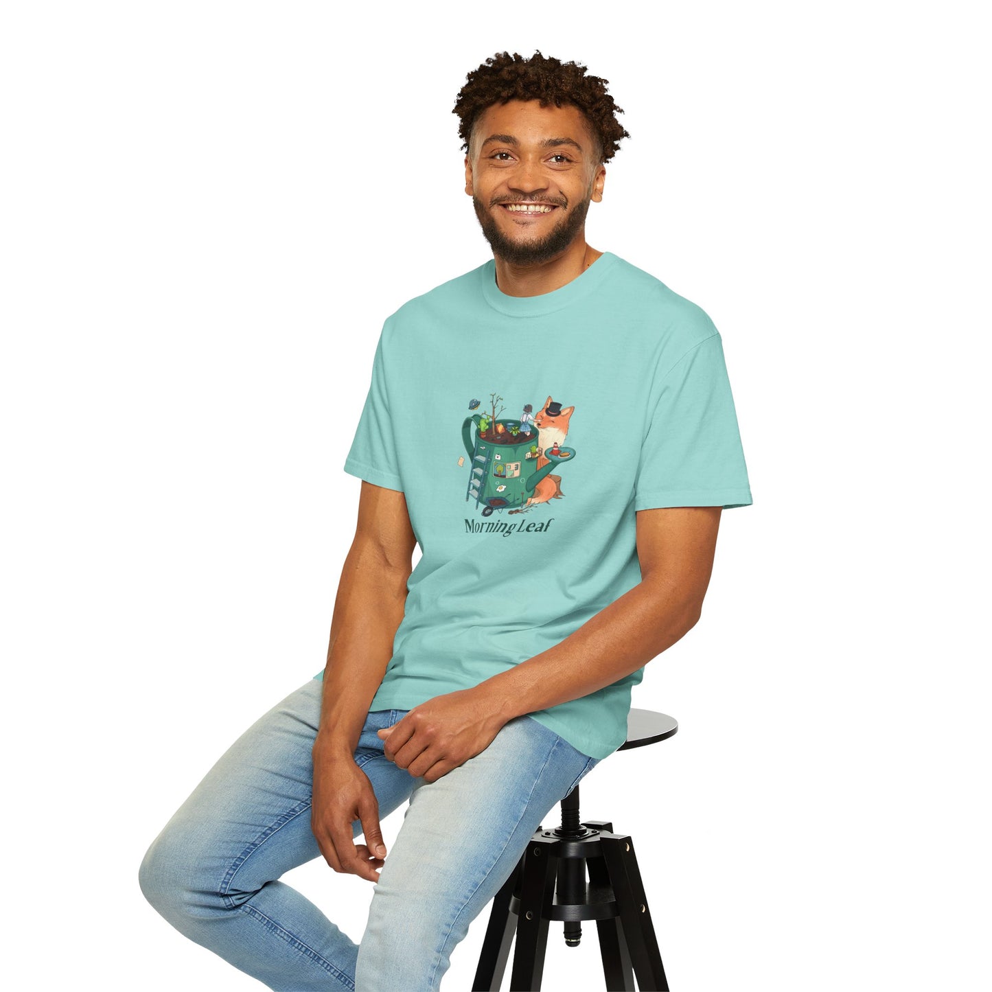 Morning Leaf Unisex Garment-Dyed T-shirt