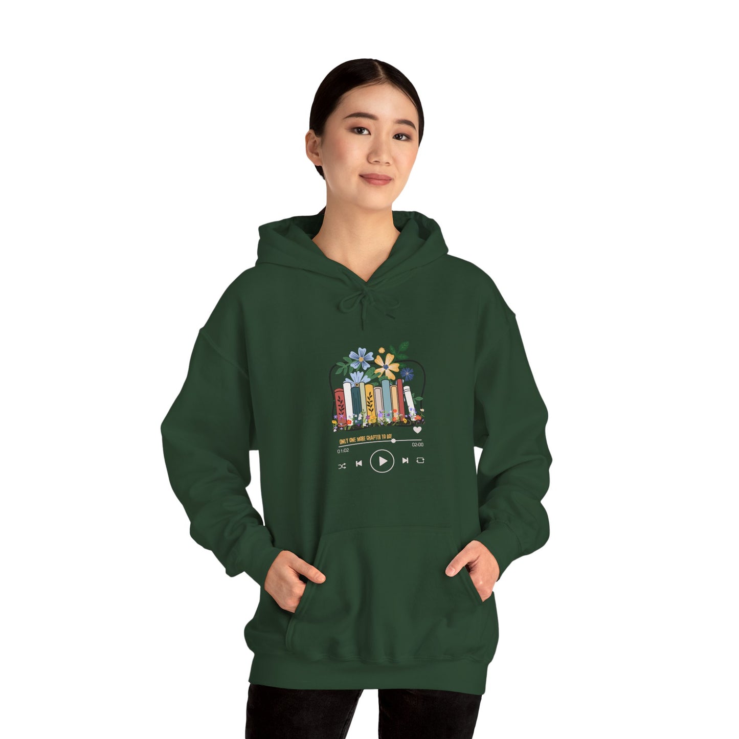 Only One More Chapter To Go Unisex Heavy Blend™ Hooded Sweatshirt