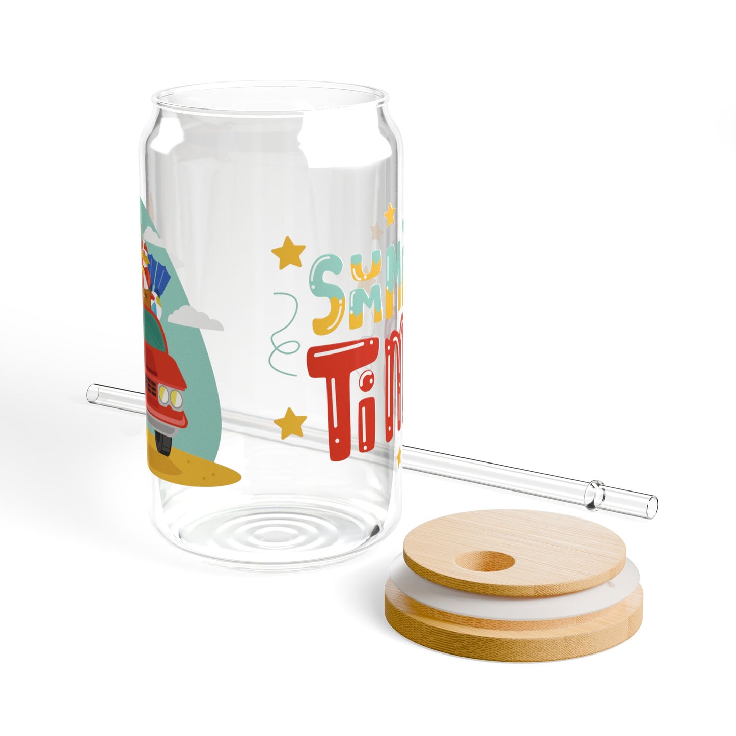 Summer Time Sipper Glass, 16oz