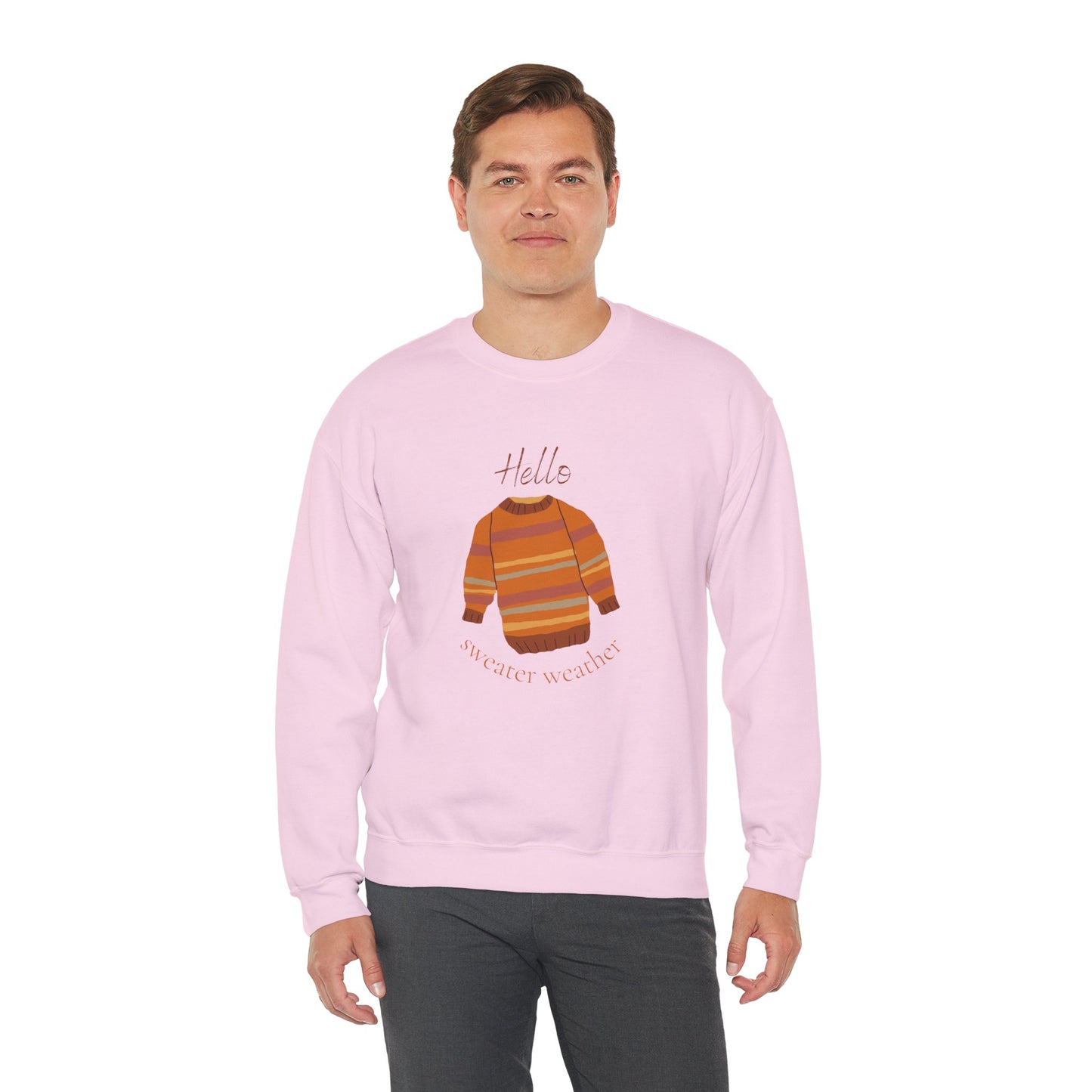 Hello Sweater Weather Unisex Heavy Blend™ Crewneck Sweatshirt