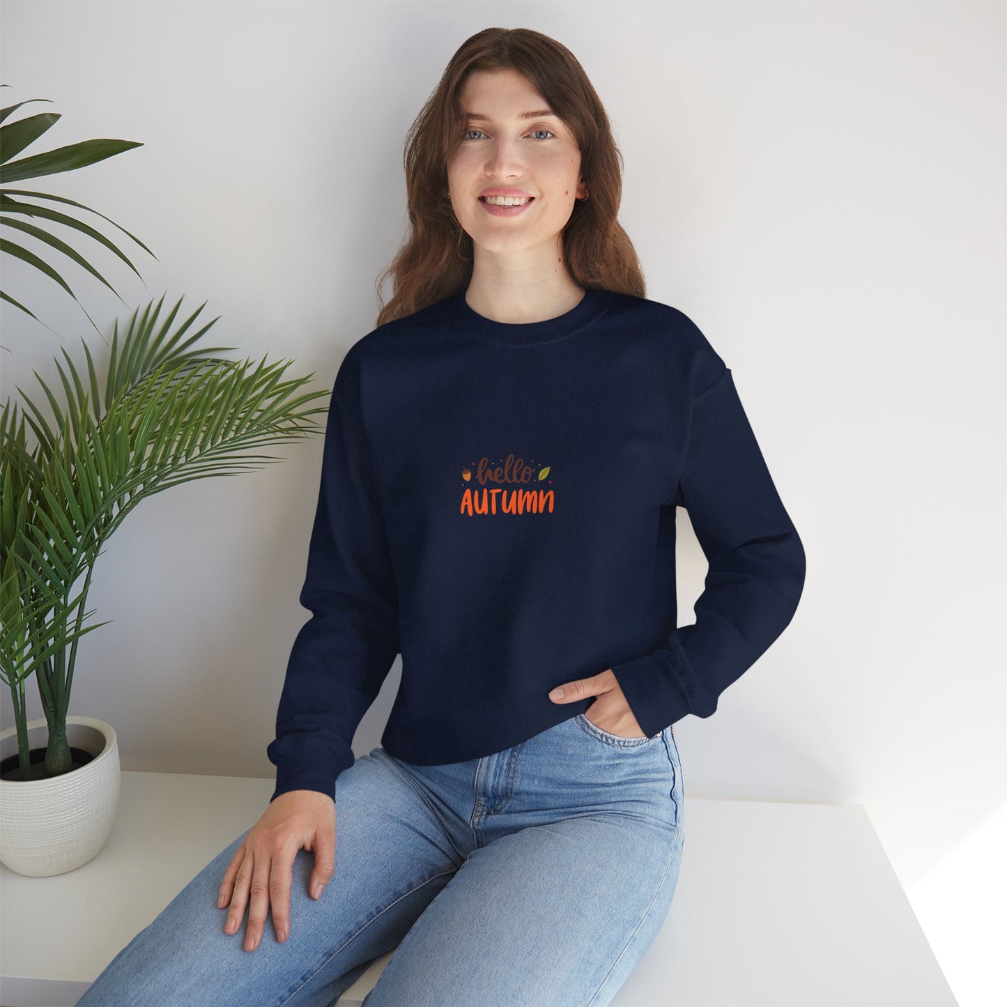 Beige Bird Women's Heavy Blend™ Crewneck Sweatshirt