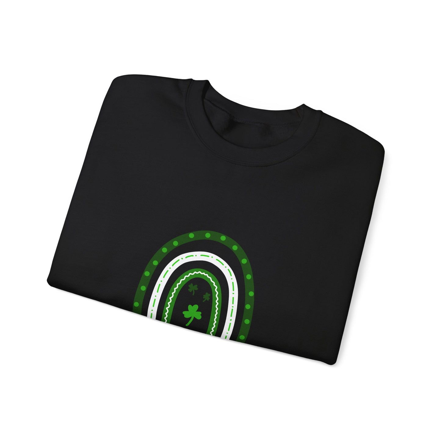 Rainbow Happy St. Patrick's Day Unisex Heavy Blend™ Crewneck Sweatshirt