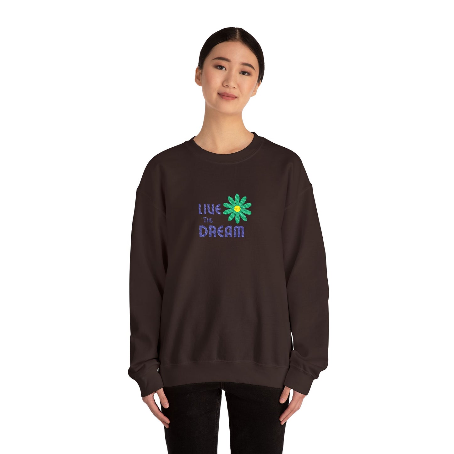 Live The Dream Unisex Heavy Blend™ Crewneck Sweatshirt