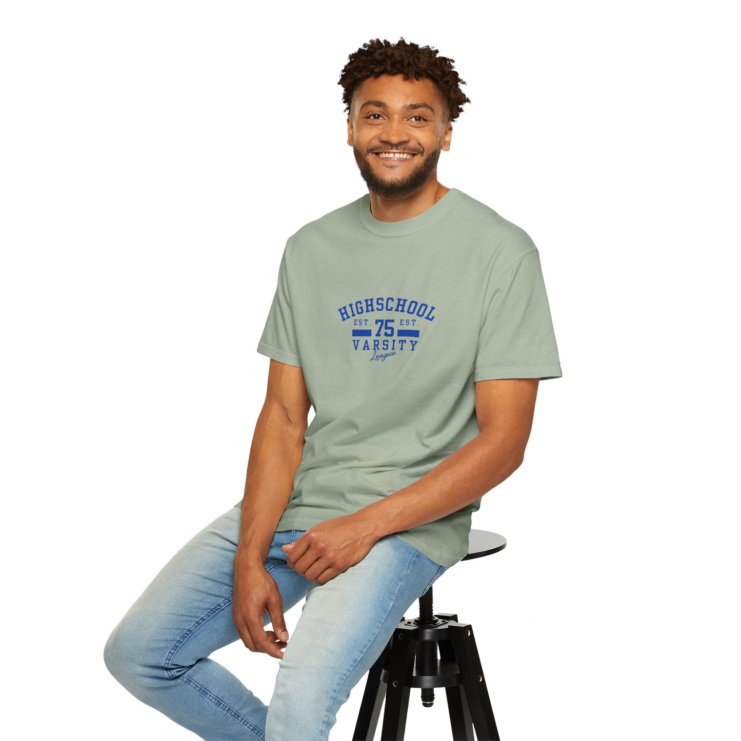 High School Varsity League Unisex Garment-Dyed T-shirt