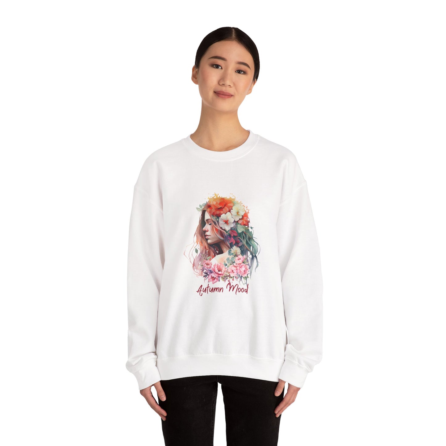 Autumn Mood Women's Heavy Blend™ Crewneck Sweatshirt
