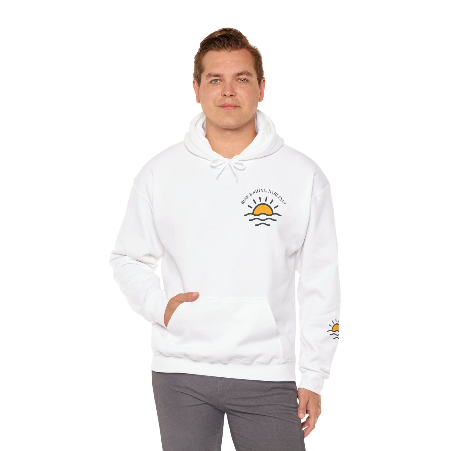 Rise And Shine, Darling! Unisex Heavy Blend™ Hooded Sweatshirt