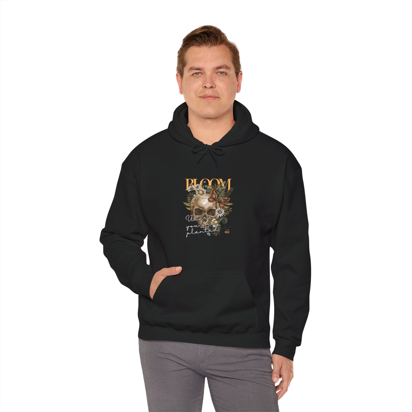 Bloom Where You Are Planted Unisex Heavy Blend™ Hooded Sweatshirt