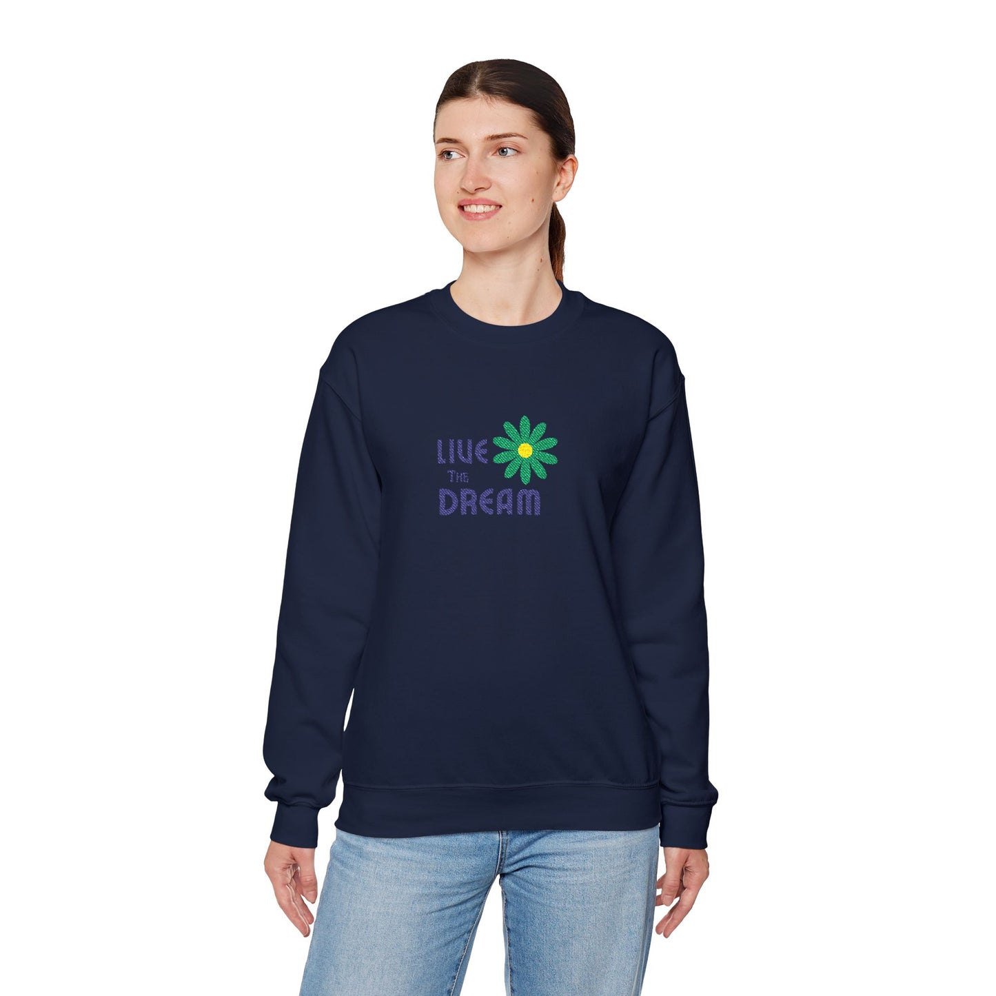 Live The Dream Unisex Heavy Blend™ Crewneck Sweatshirt