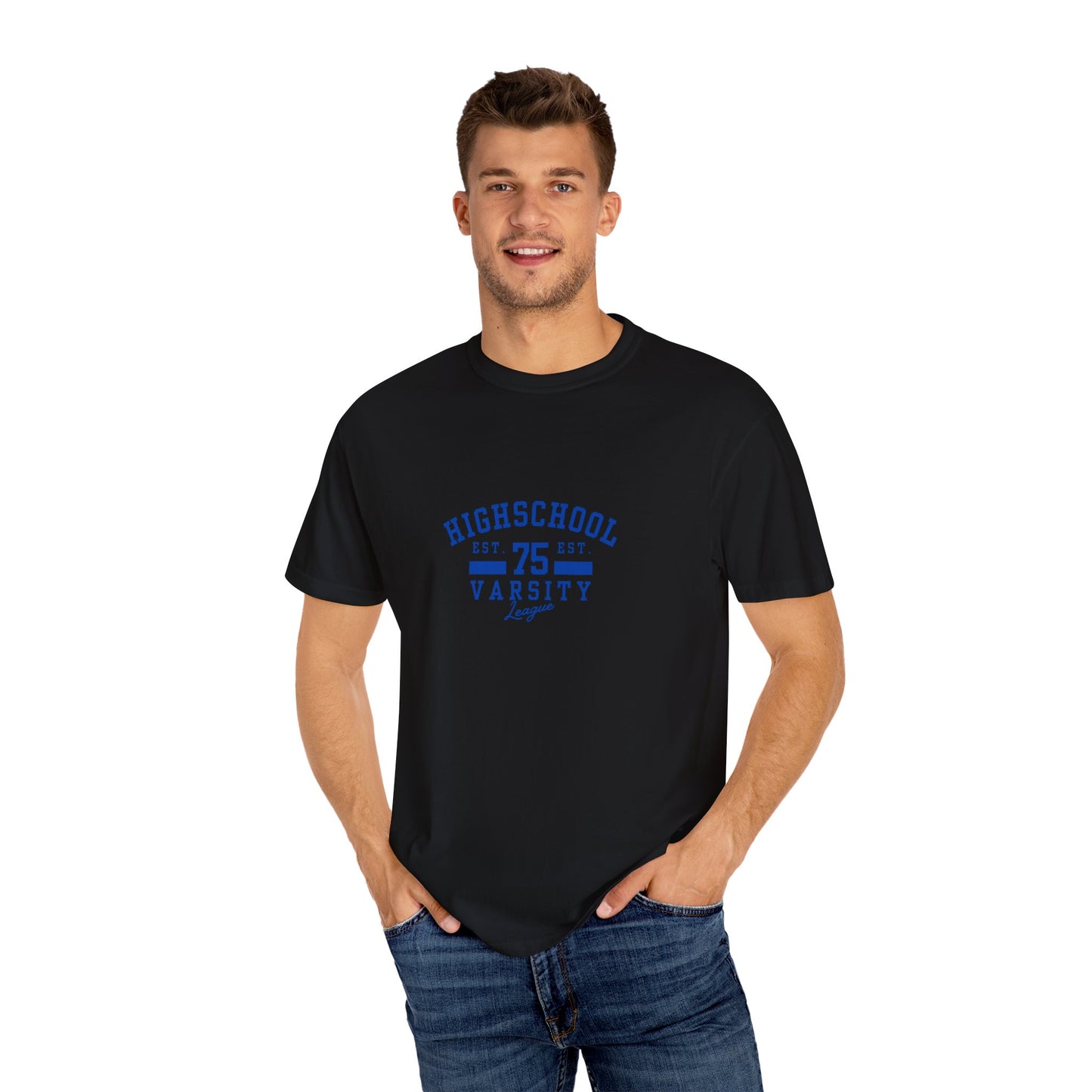 High School Varsity League Unisex Garment-Dyed T-shirt