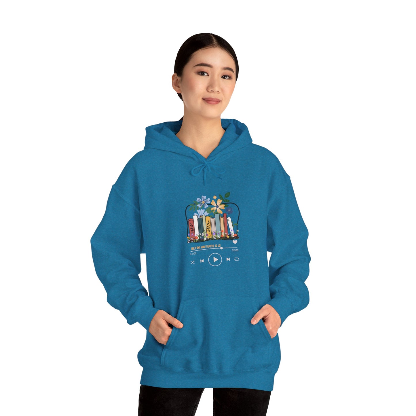 Only One More Chapter To Go Unisex Heavy Blend™ Hooded Sweatshirt