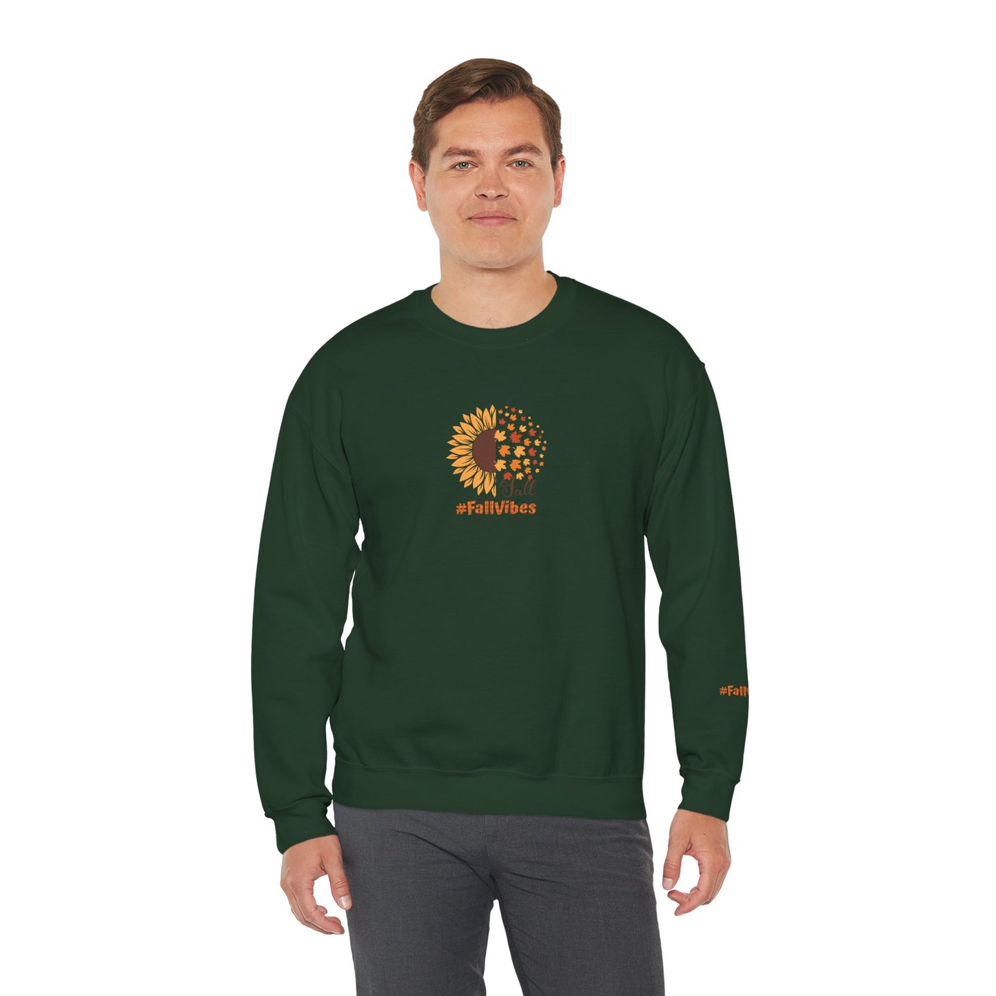 Fall Vibes Unisex Heavy Blend™ Crewneck Sweatshirt