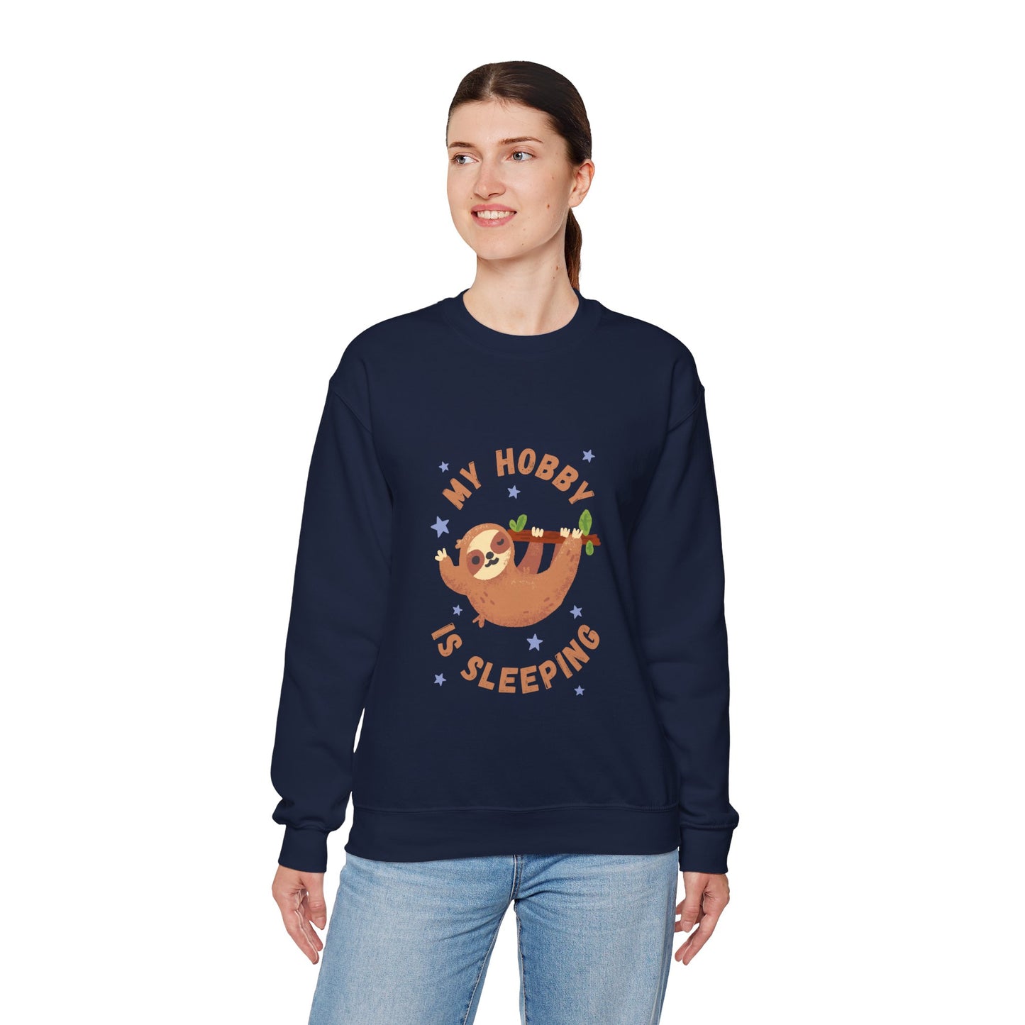 My Hobby Is Sleeping Women's Heavy Blend™ Crewneck Sweatshirt