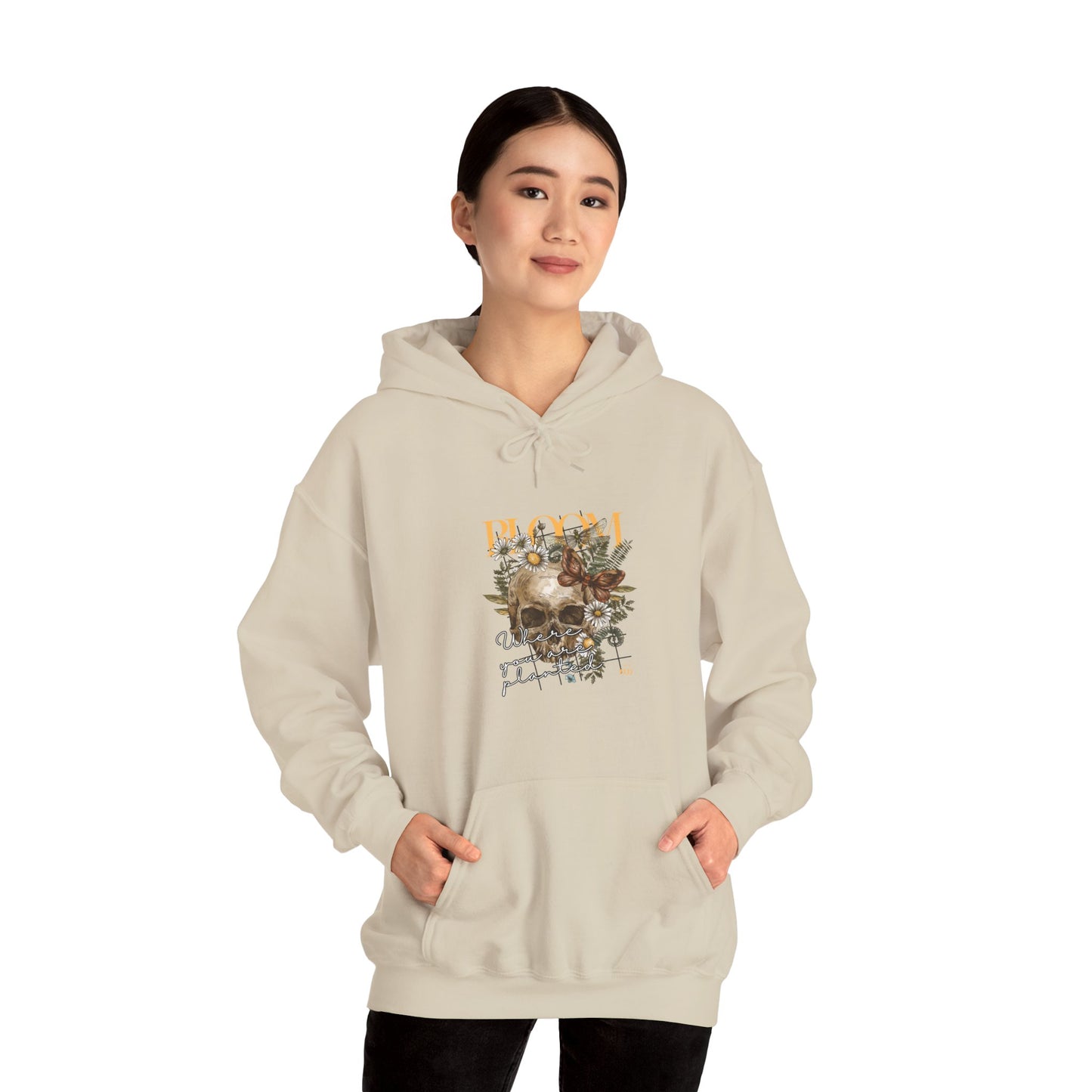 Bloom Where You Are Planted Unisex Heavy Blend™ Hooded Sweatshirt