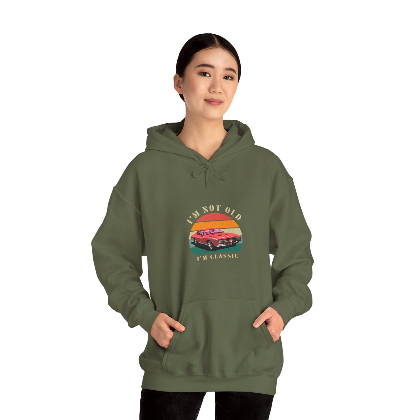 I'm Not Old I'm Classic Unisex Heavy Blend™ Hooded Sweatshirt