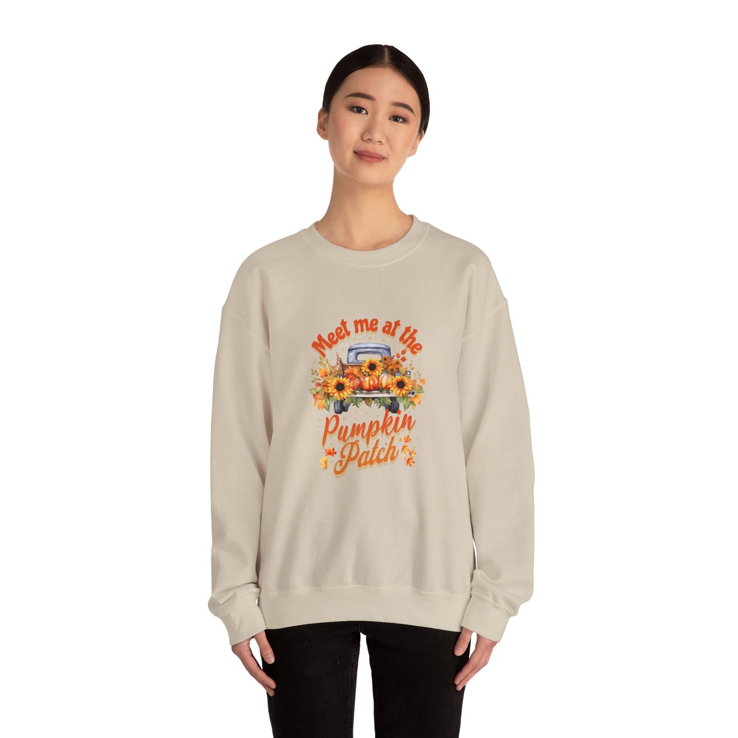 Meet Me At The Pumpkin Patch Unisex Heavy Blend™ Crewneck Sweatshirt