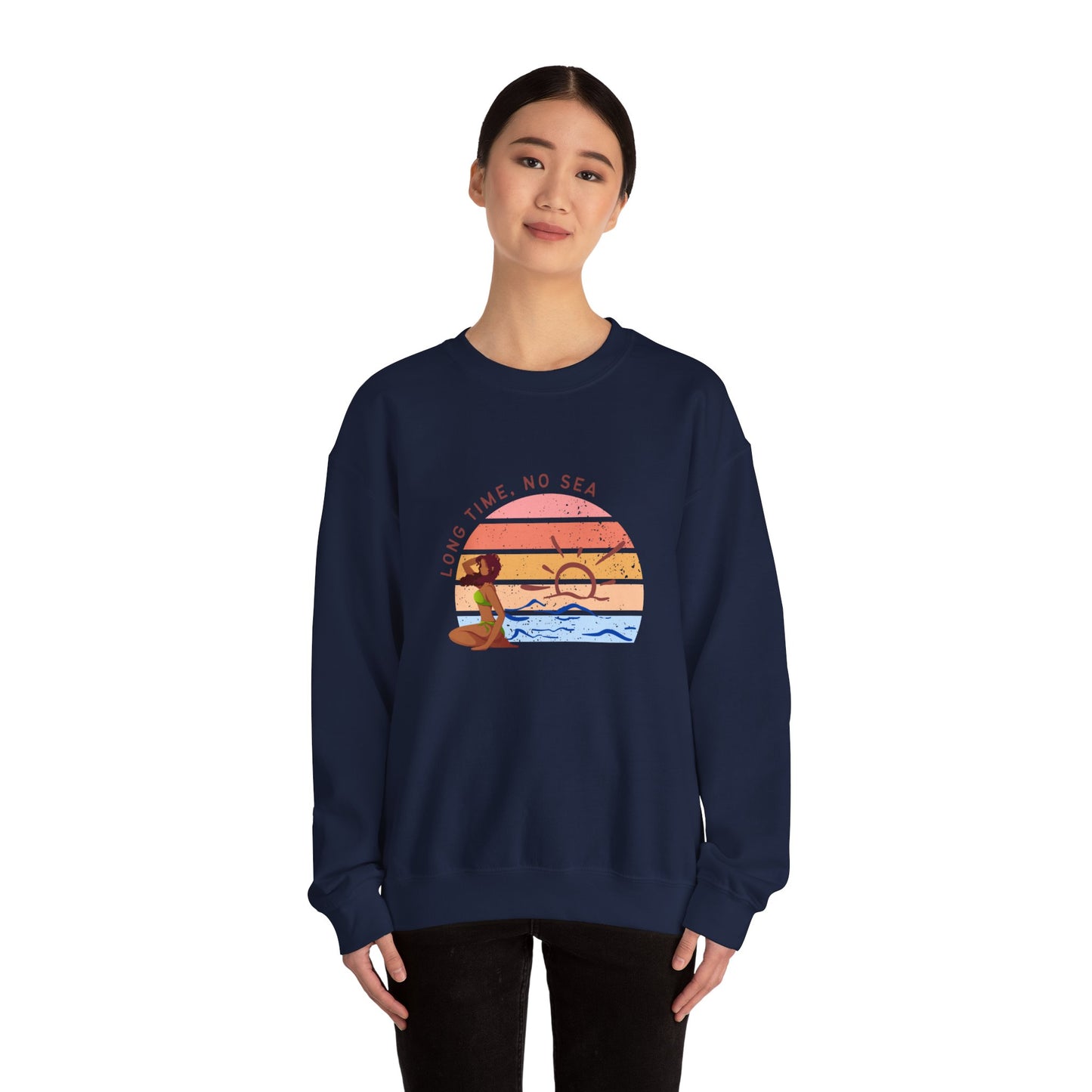 Long Time, No See Women's Heavy Blend™ Crewneck Sweatshirt