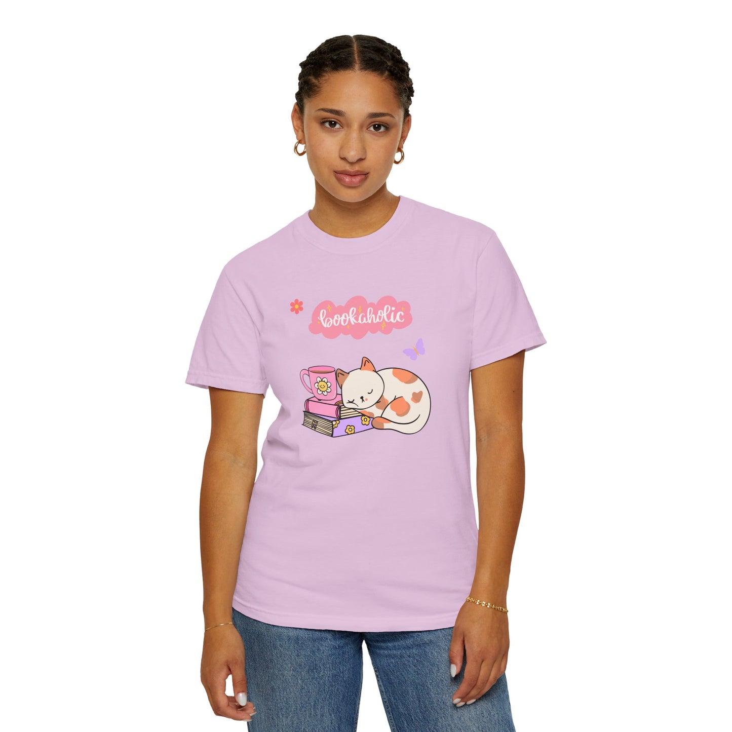 Bookaholic Unisex Garment-Dyed T-shirt