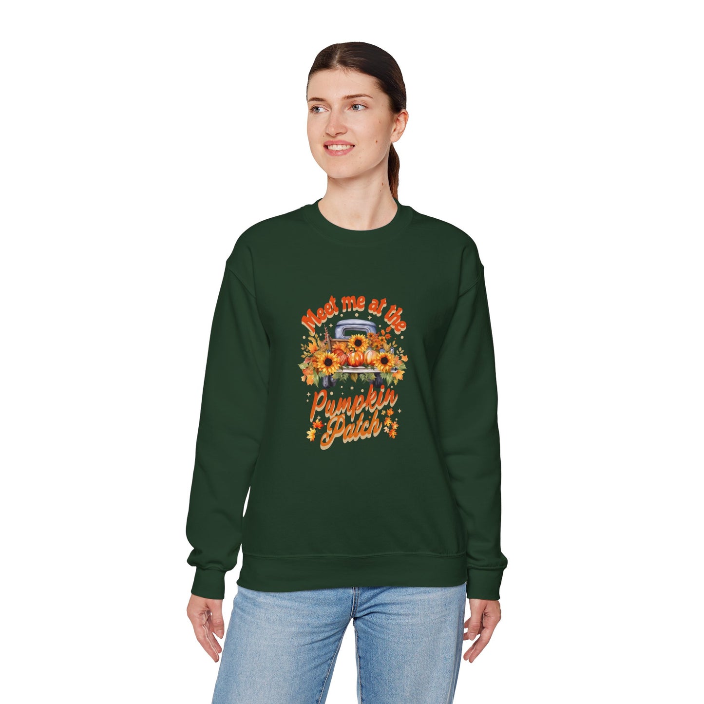 Meet Me At The Pumpkin Patch Unisex Heavy Blend™ Crewneck Sweatshirt