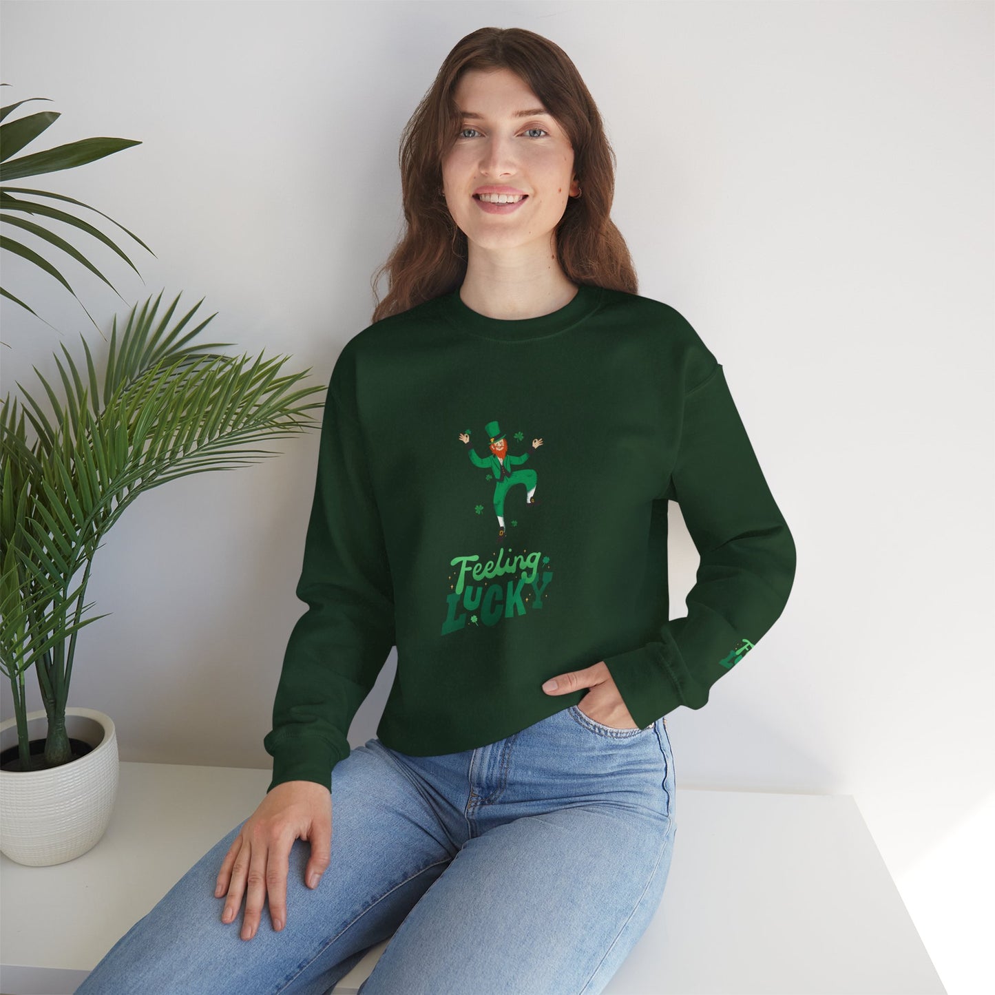 Feeling Lucky Unisex Heavy Blend™ Crewneck Sweatshirt