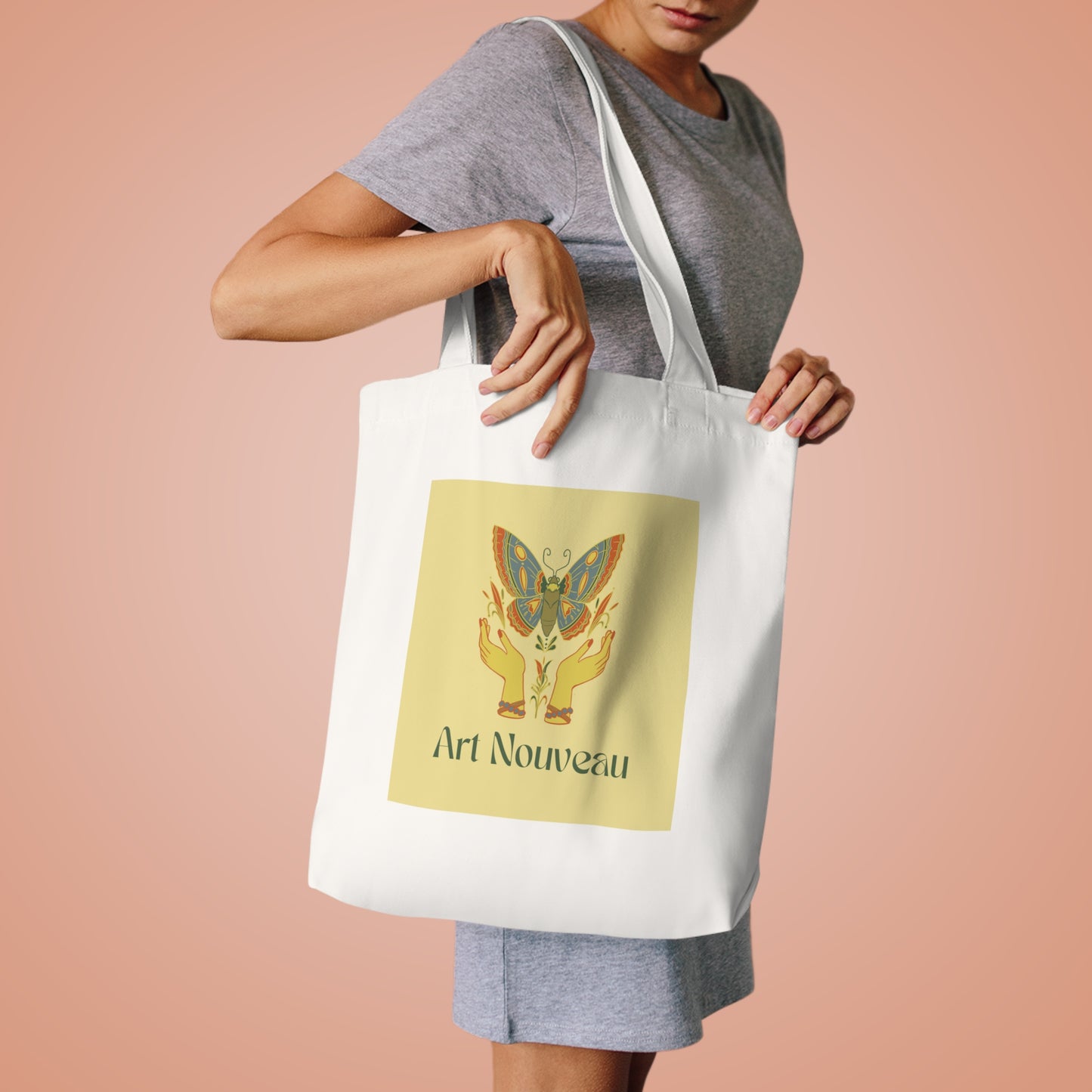 Art Nouveau Cotton Tote Bag