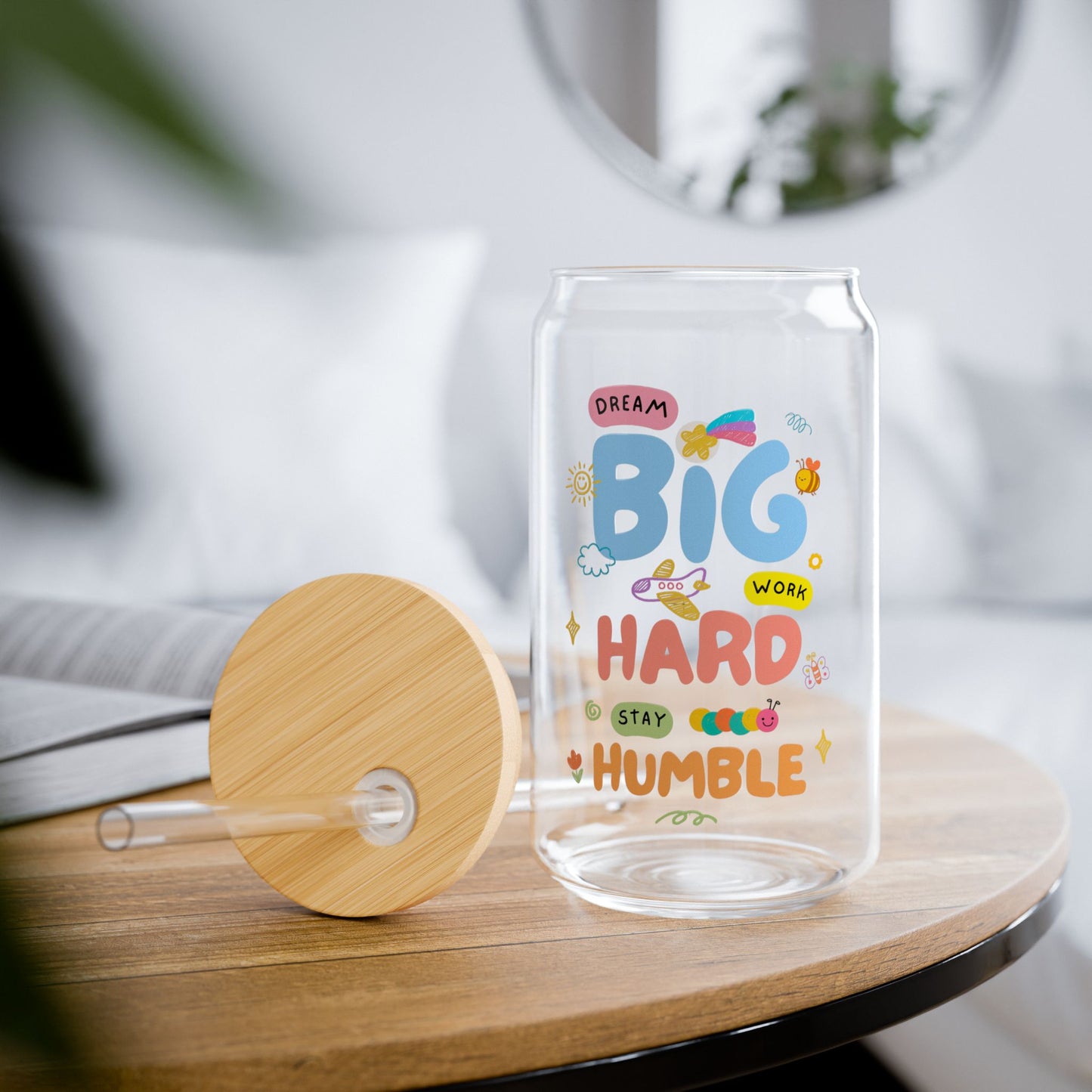 Dream Big Sipper Glass, 16oz