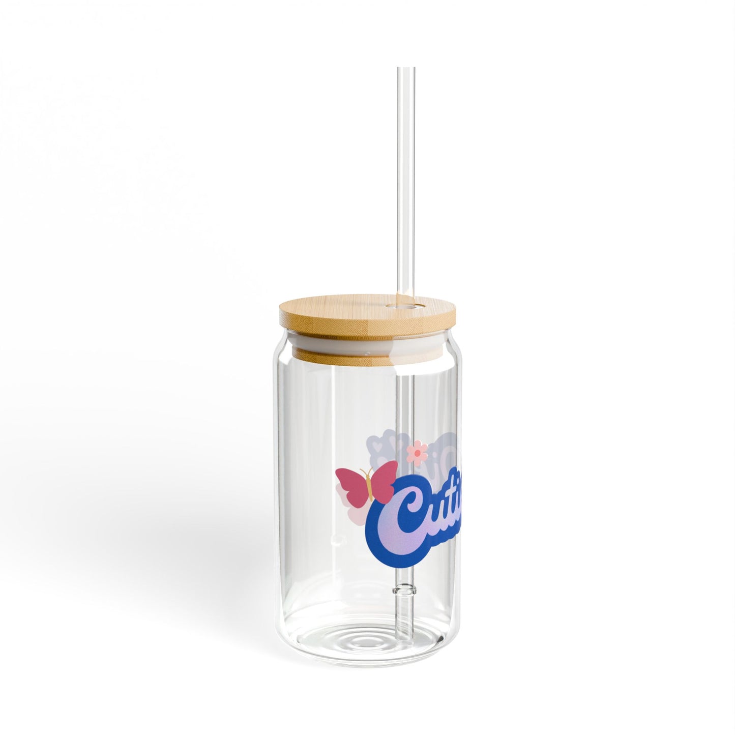 Cutie Pie Sipper Glass, 16oz