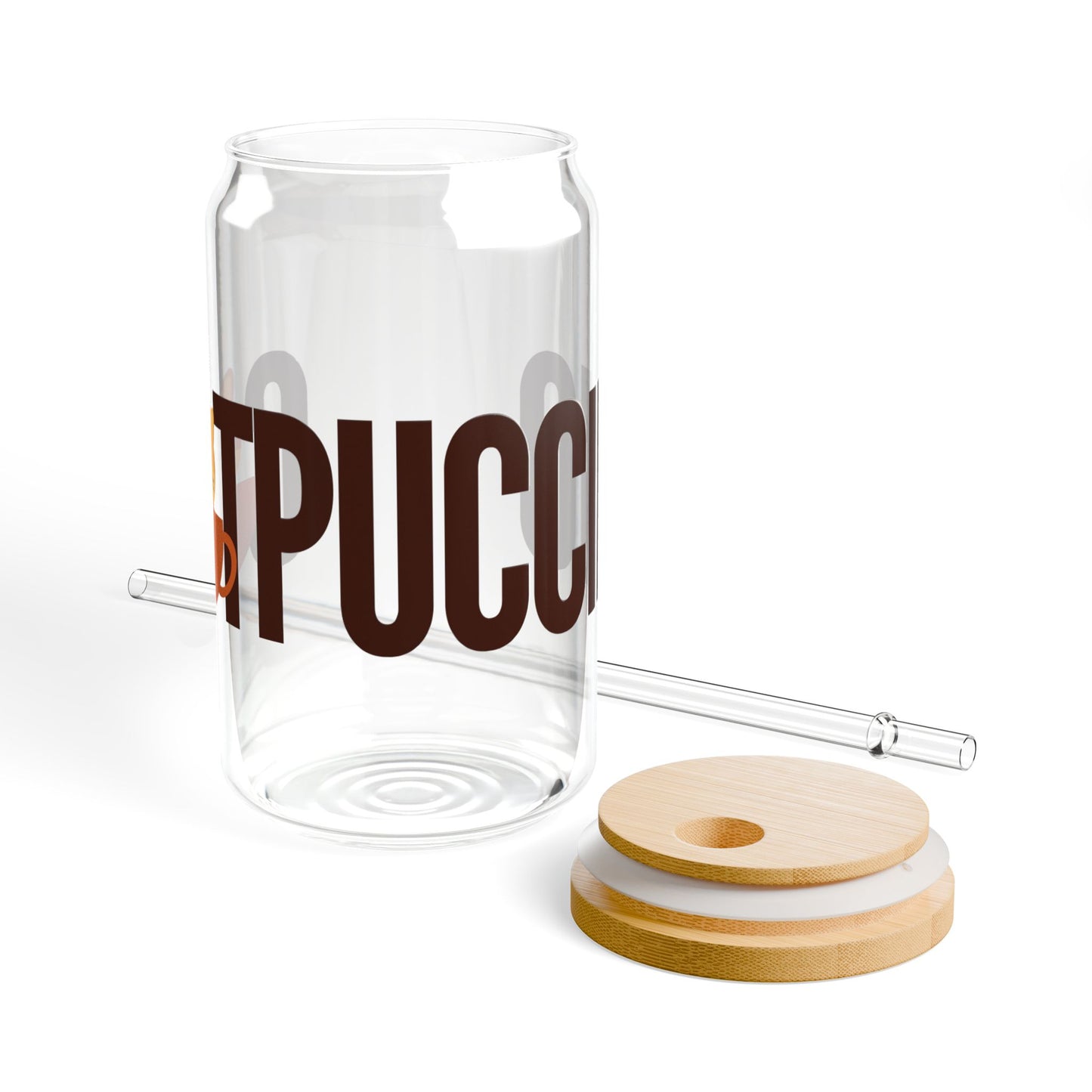 Catupccino Sipper Glass, 16oz