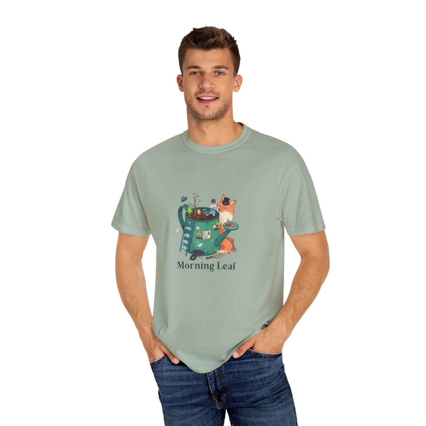 Morning Leaf Unisex Garment-Dyed T-shirt