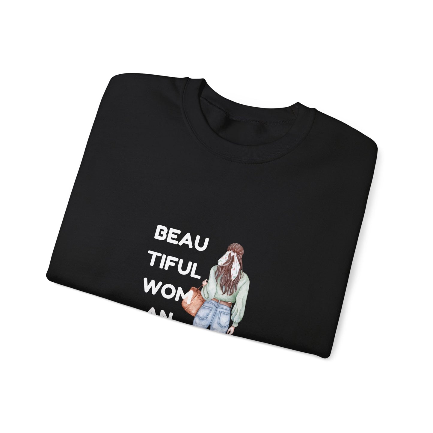 Beautiful Woman Women's Heavy Blend™ Crewneck Sweatshirt
