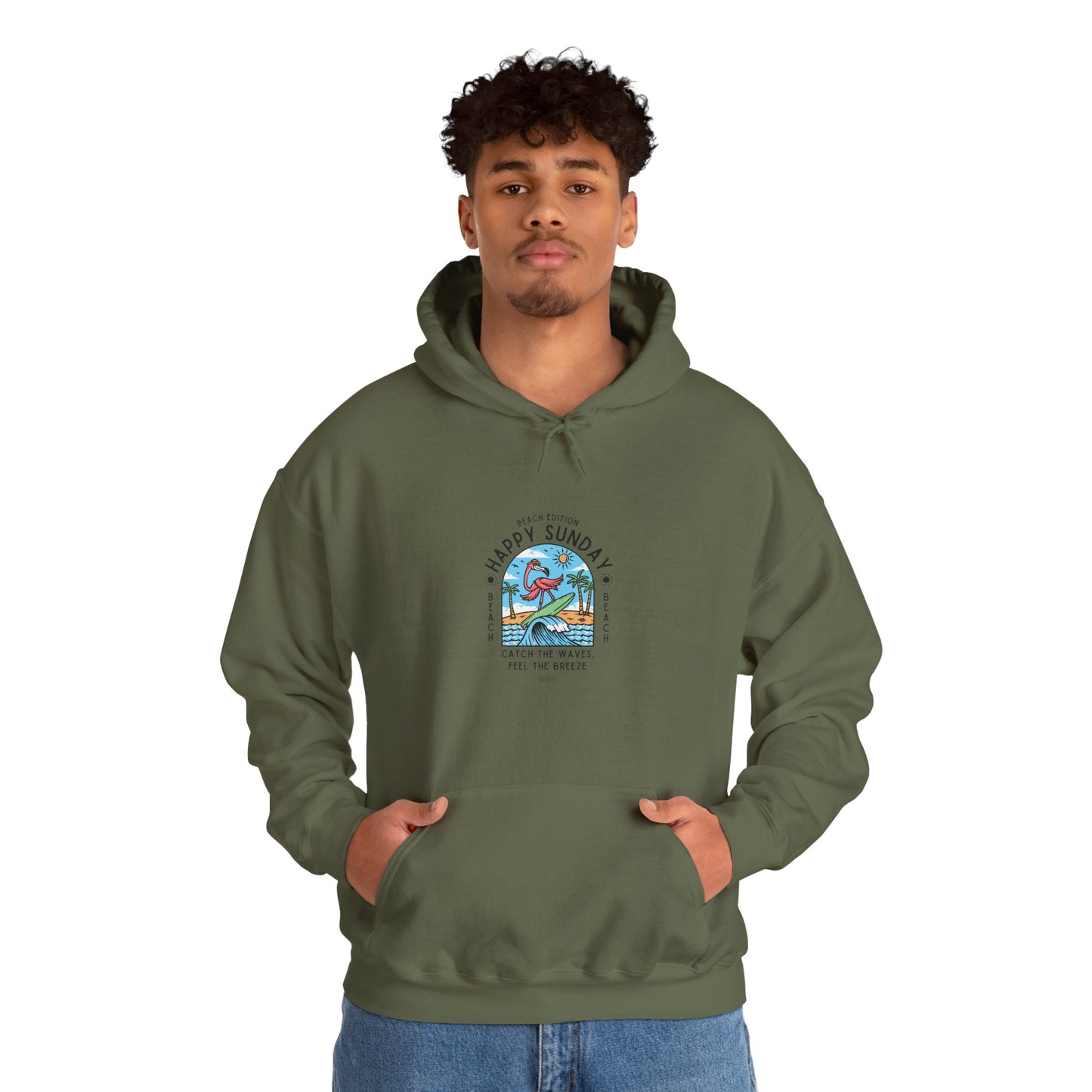 Happy Sunday Unisex Heavy Blend™ Hooded Sweatshirt