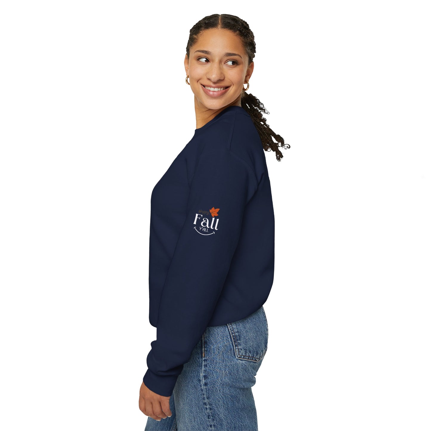 Happy Fall Y'all Unisex Heavy Blend™ Crewneck Sweatshirt