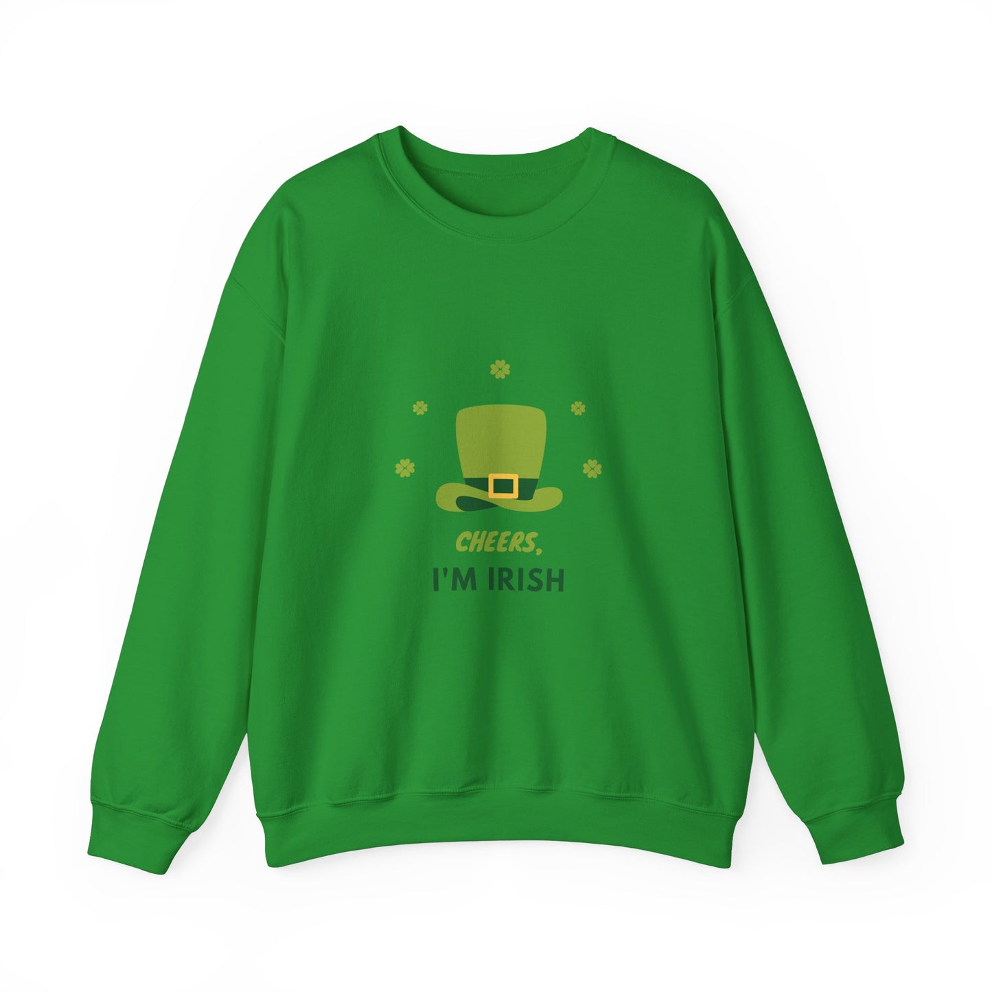 Cheers I'm Irish Unisex Heavy Blend™ Crewneck Sweatshirt