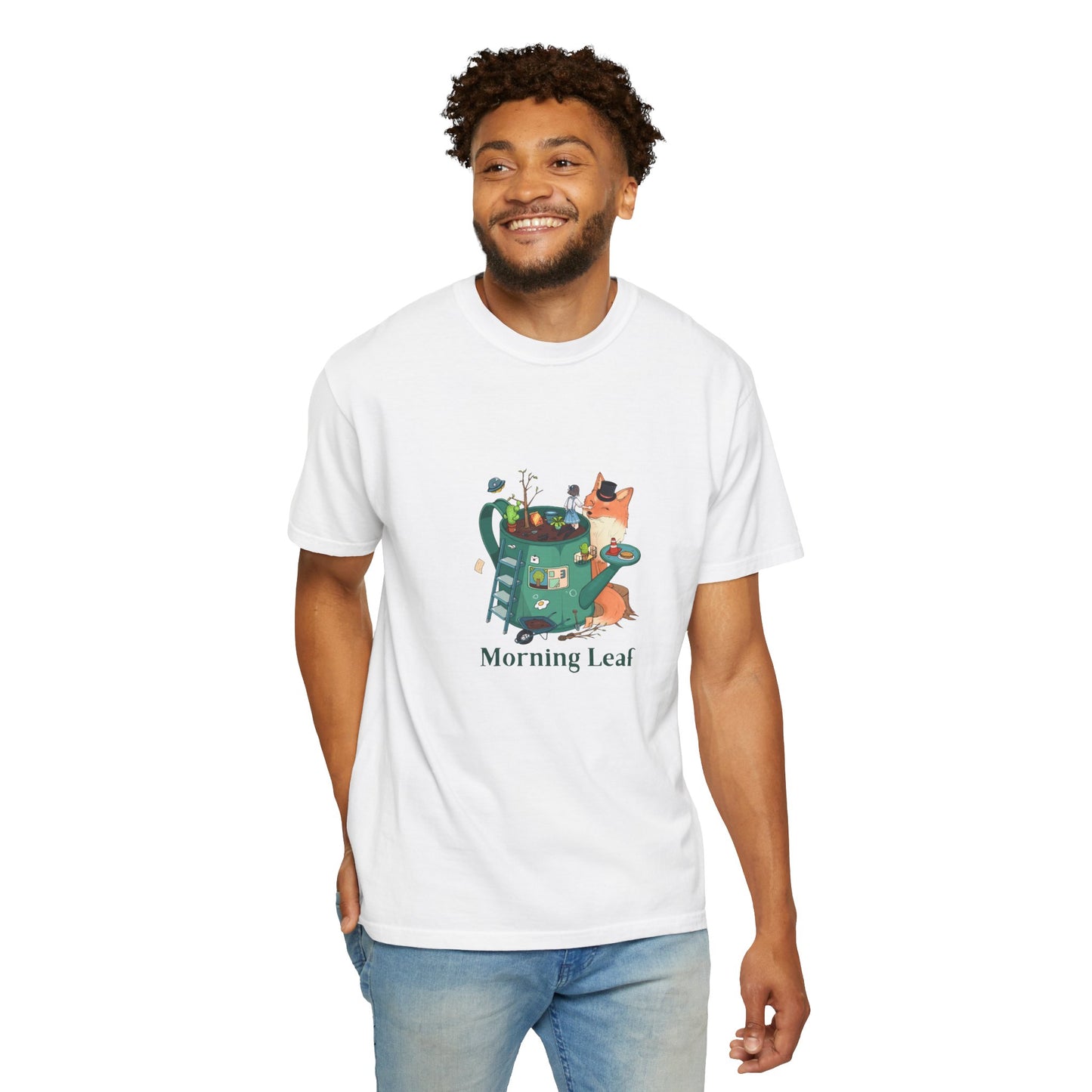 Morning Leaf Unisex Garment-Dyed T-shirt