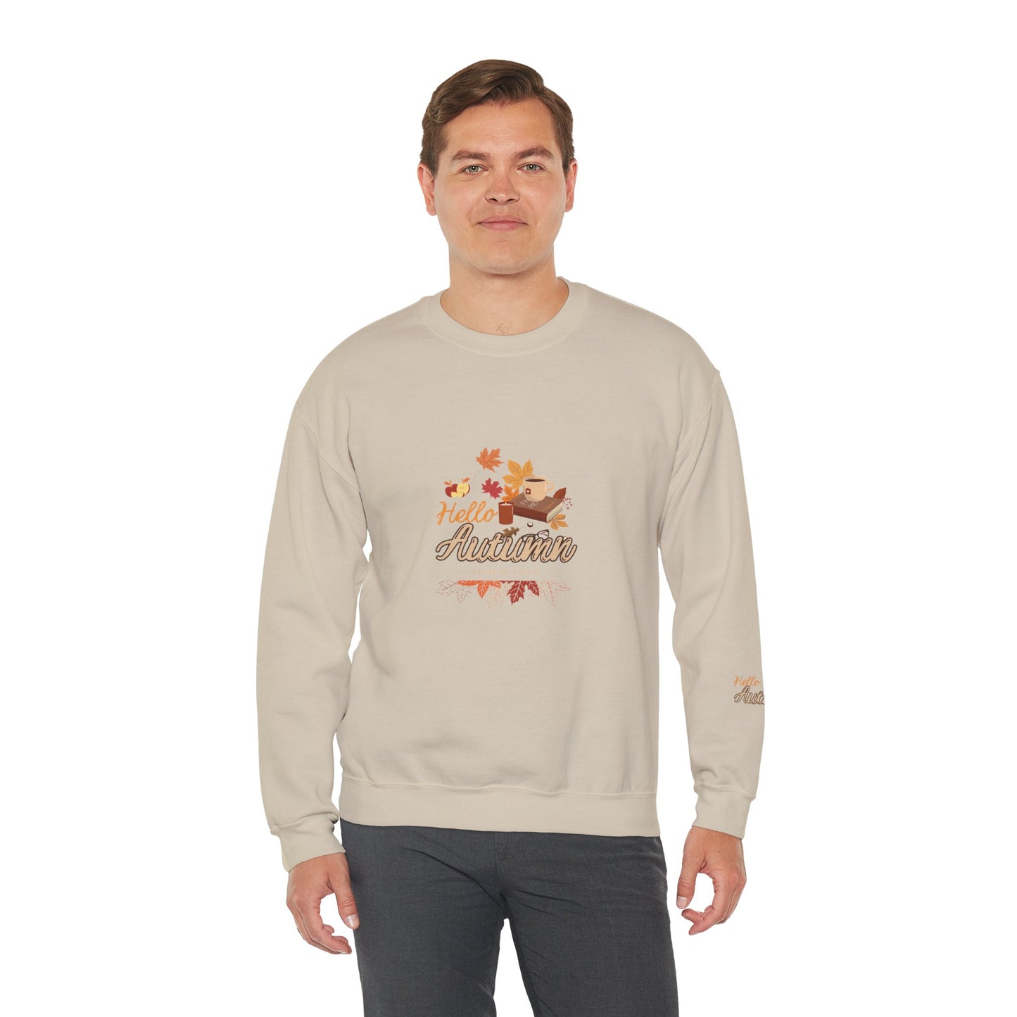 Hello Autumn Season Of Colour Unisex Heavy Blend™ Crewneck Sweatshirt
