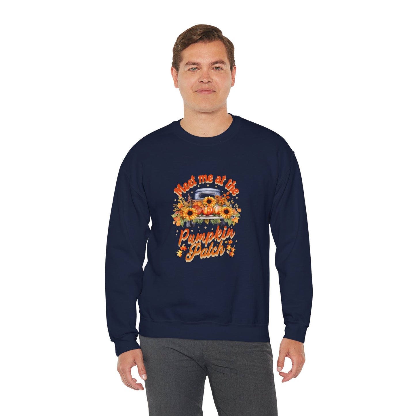 Meet Me At The Pumpkin Patch Unisex Heavy Blend™ Crewneck Sweatshirt