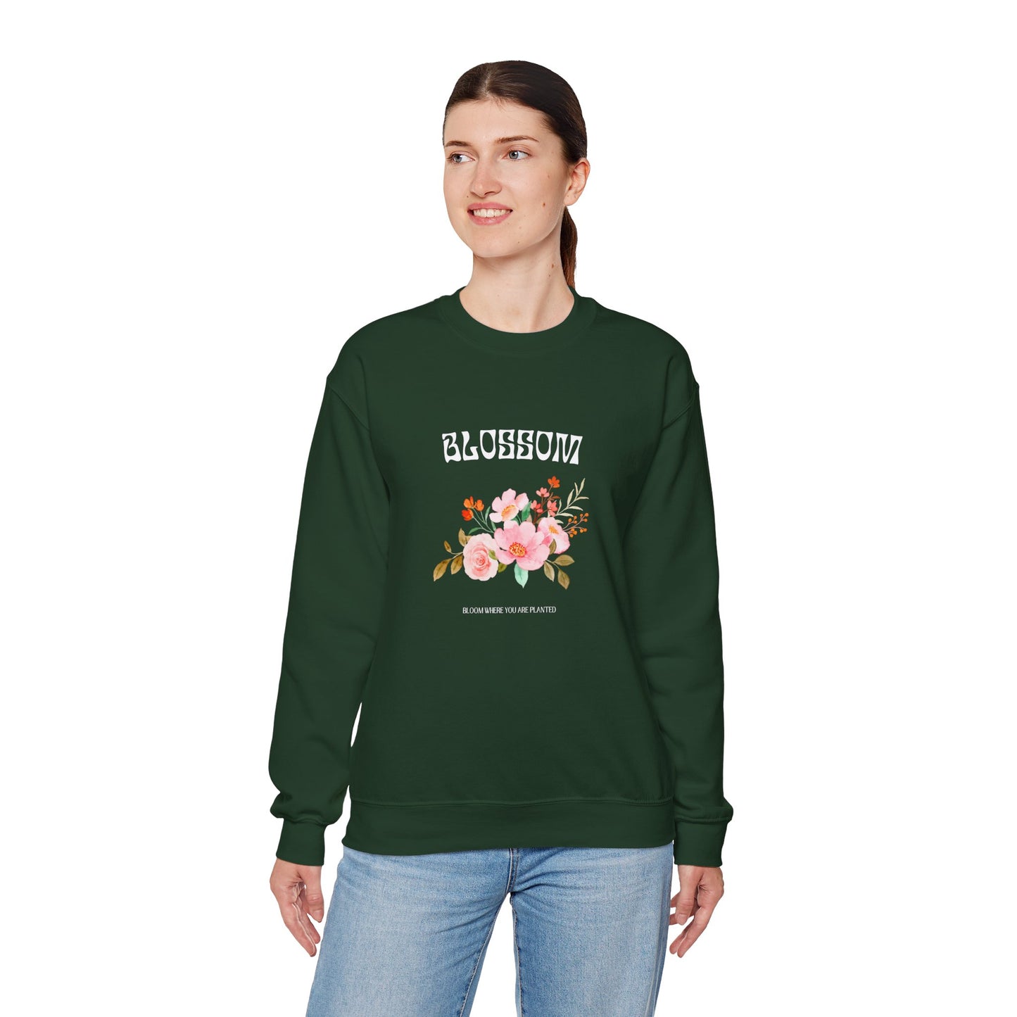 Blossom Women's Heavy Blend™ Crewneck Sweatshirt