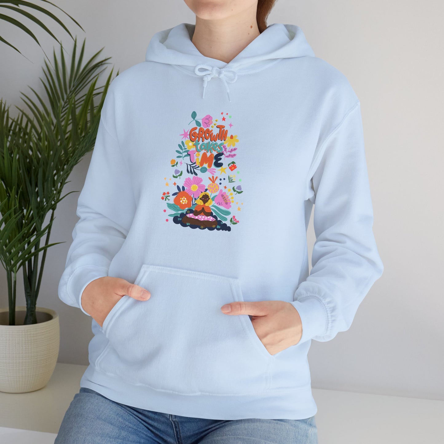 Growth Takes Time Women's Heavy Blend™ Hooded Sweatshirt