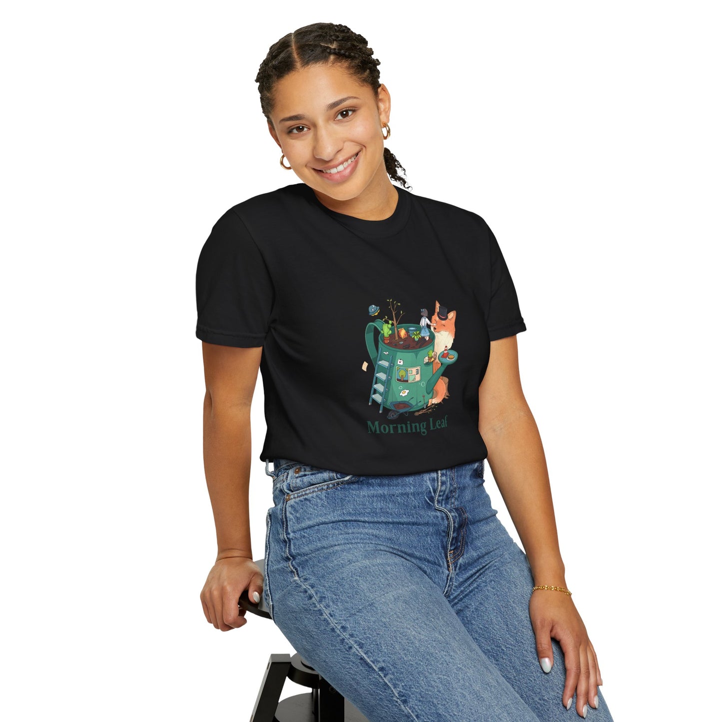 Morning Leaf Unisex Garment-Dyed T-shirt