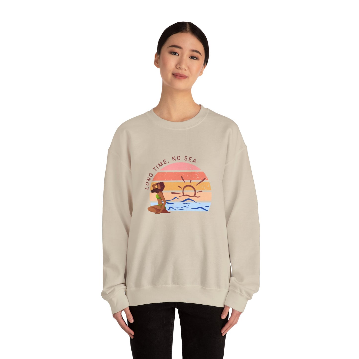 Long Time, No See Women's Heavy Blend™ Crewneck Sweatshirt