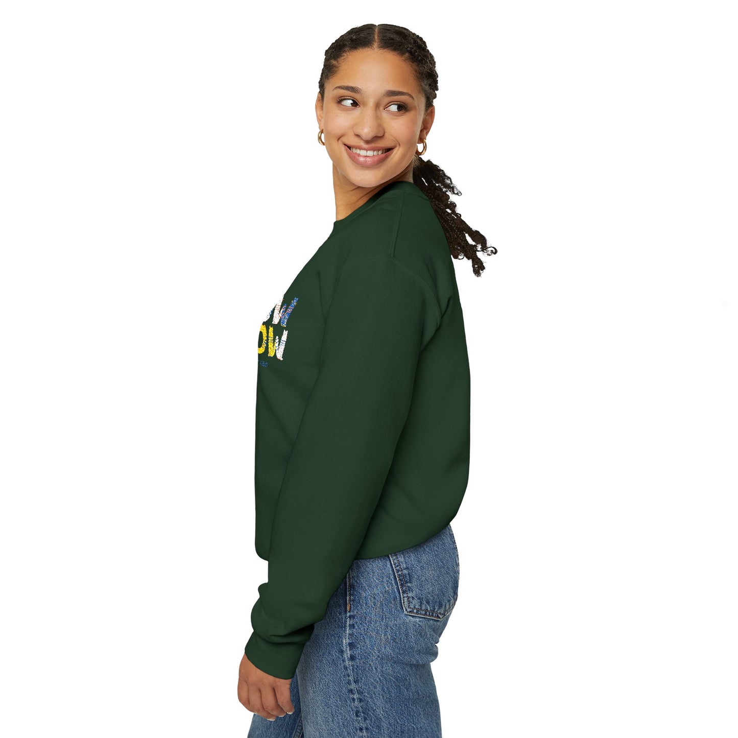 Meow Unisex Heavy Blend™ Crewneck Sweatshirt (Embroidery Decoration)