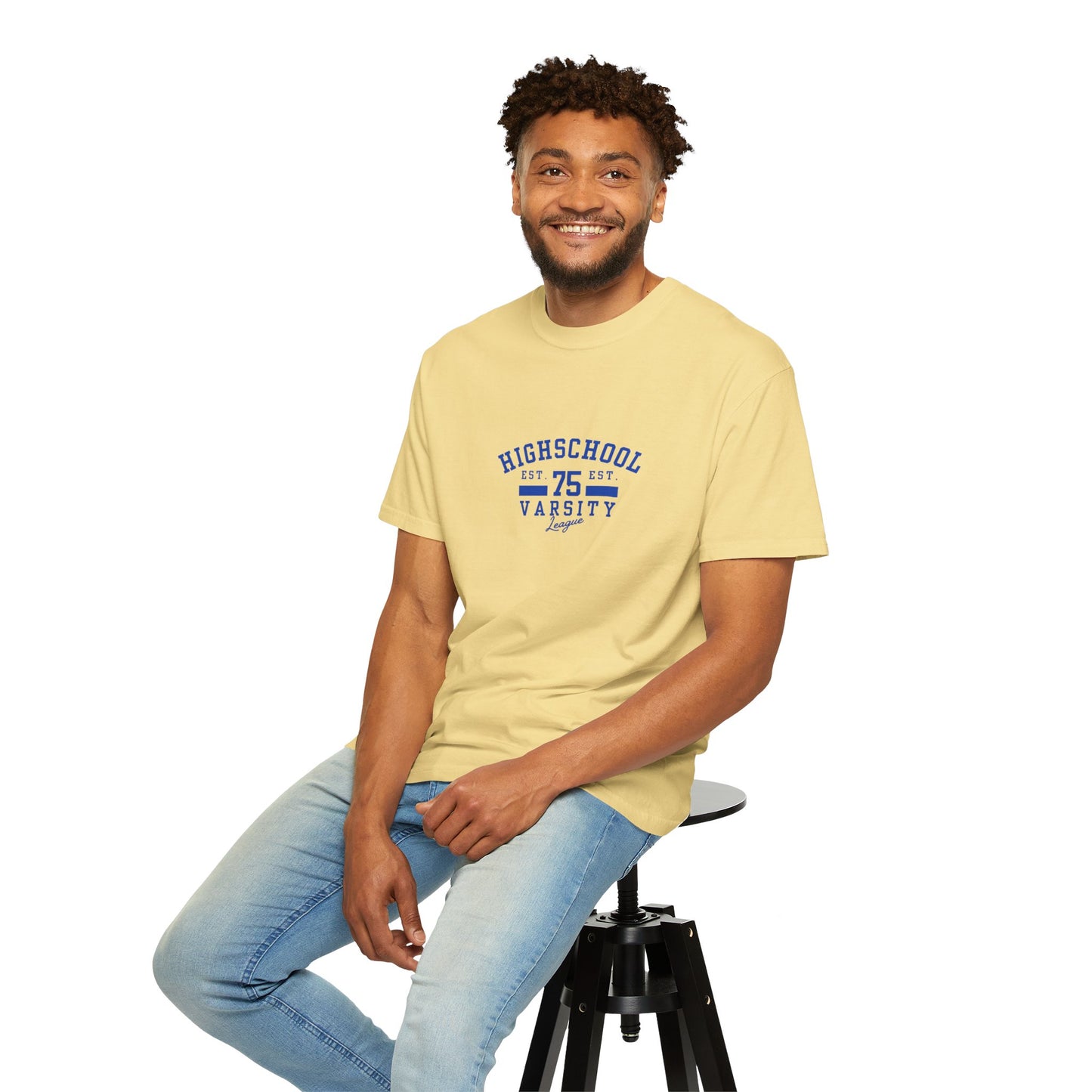 High School Varsity League Unisex Garment-Dyed T-shirt