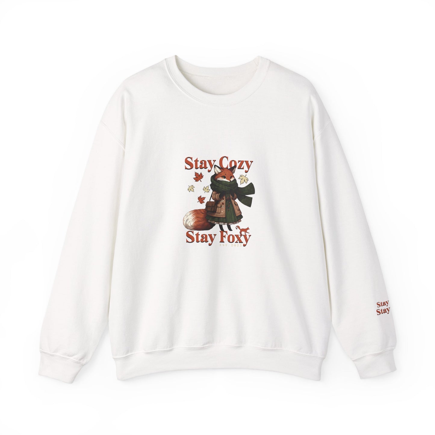 Stay Cozy Stay Foxy Women's Heavy Blend™ Crewneck Sweatshirt