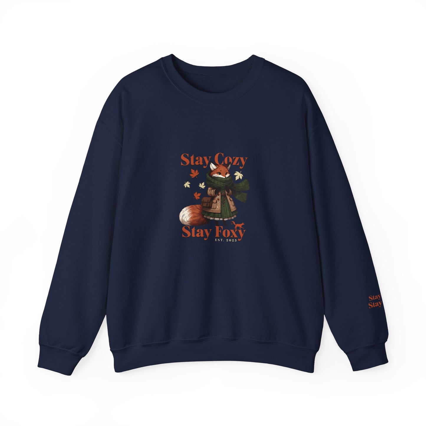 Stay Cozy Stay Foxy Women's Heavy Blend™ Crewneck Sweatshirt