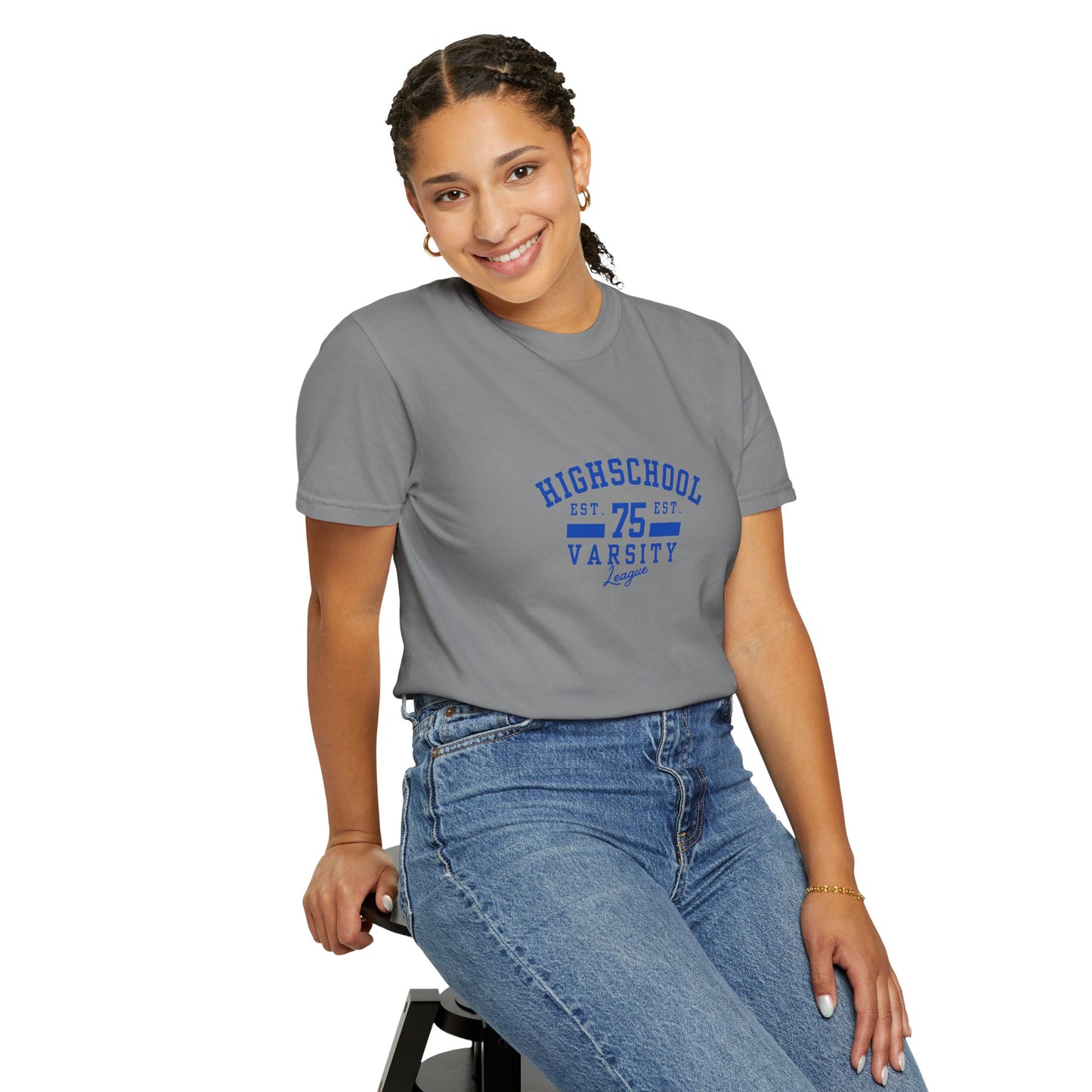 High School Varsity League Unisex Garment-Dyed T-shirt