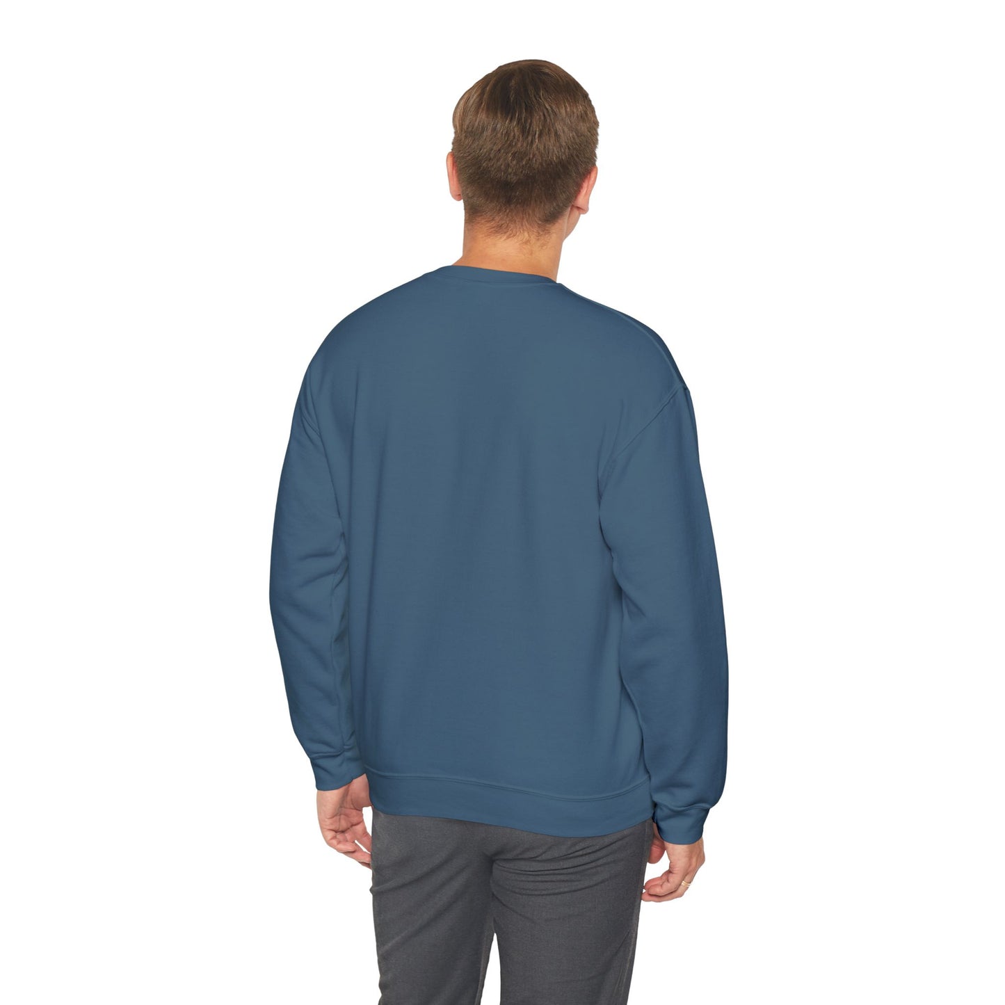Get Lost In A Book Unisex Heavy Blend™ Crewneck Sweatshirt (Embroidery Decoration)
