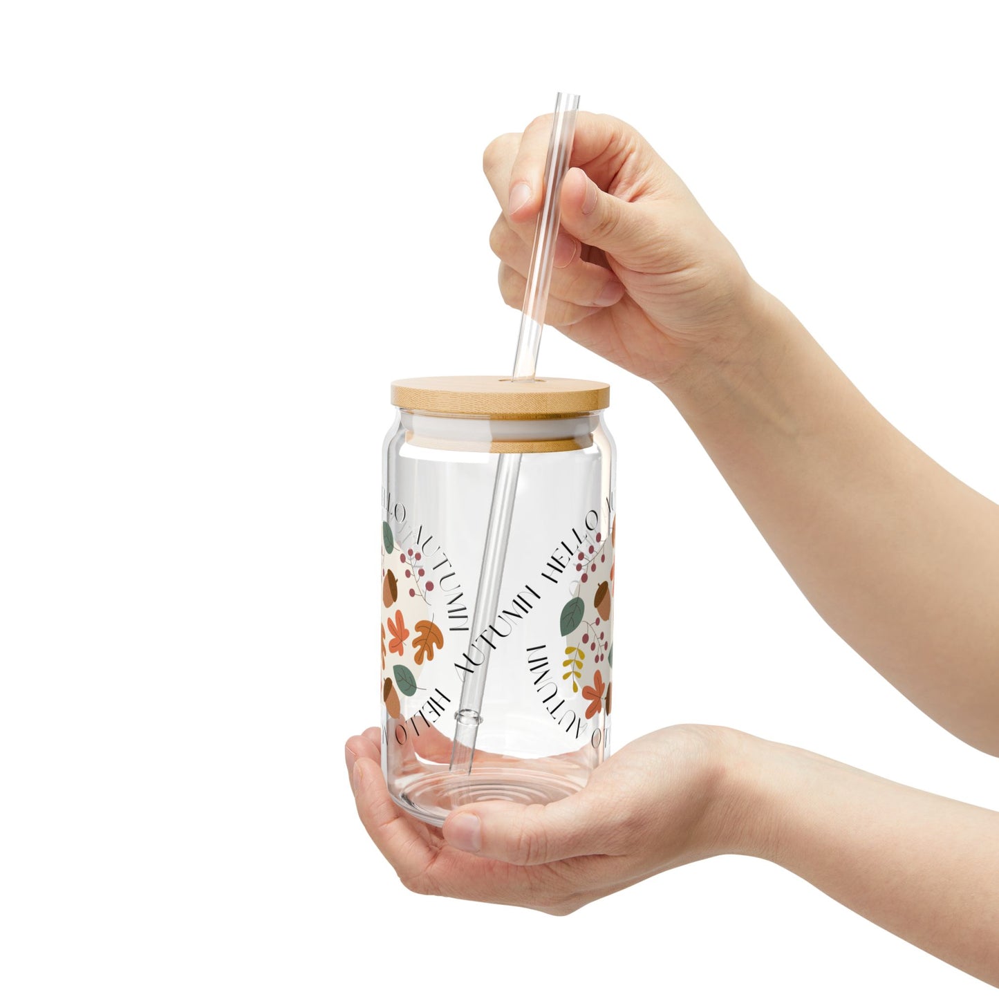 Hello Autumn Sipper Glass, 16oz