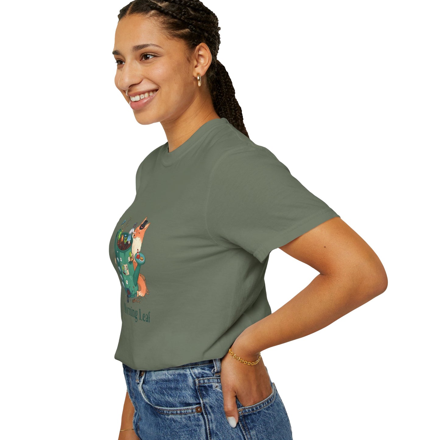 Morning Leaf Unisex Garment-Dyed T-shirt