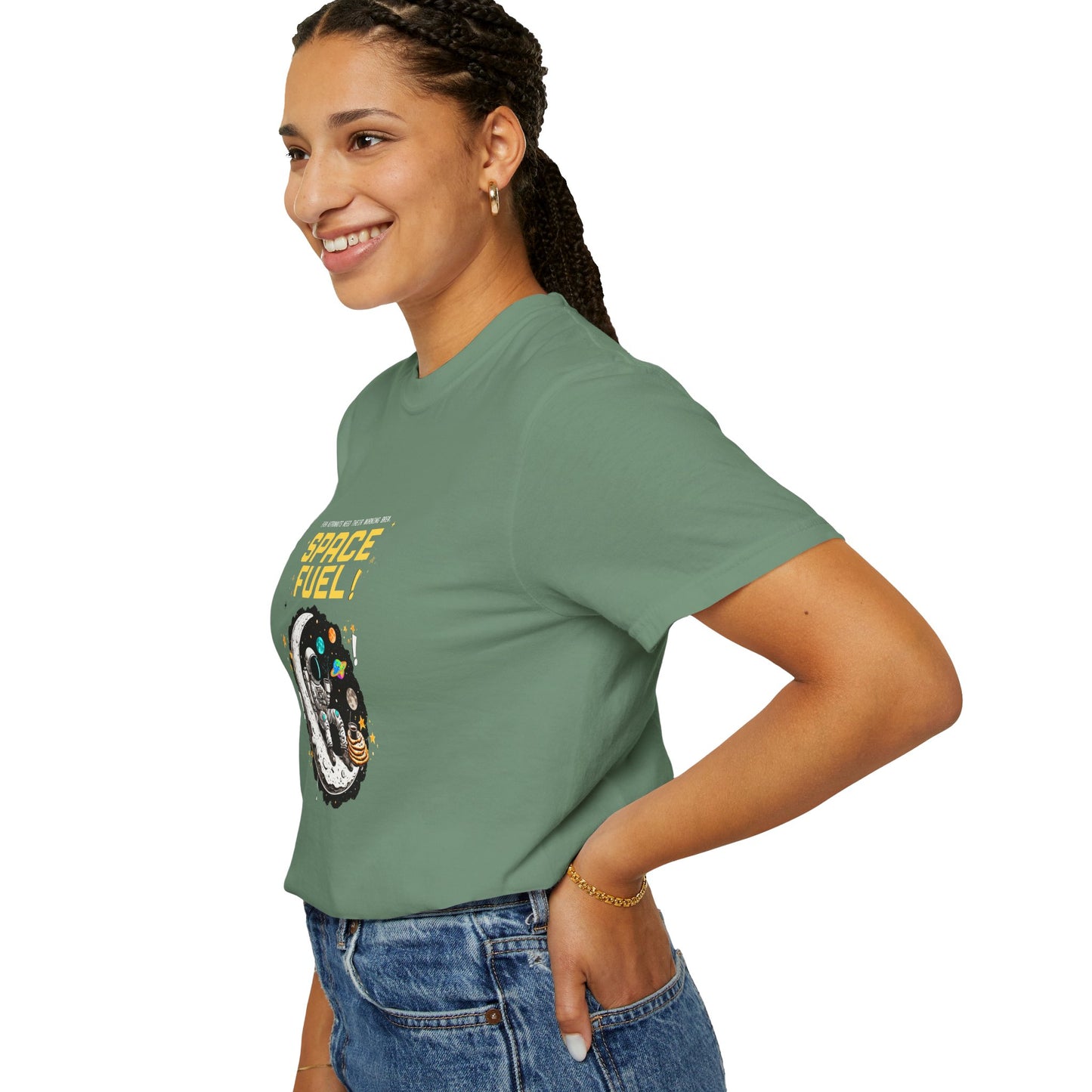 Space Fuel Unisex Garment-Dyed T-shirt