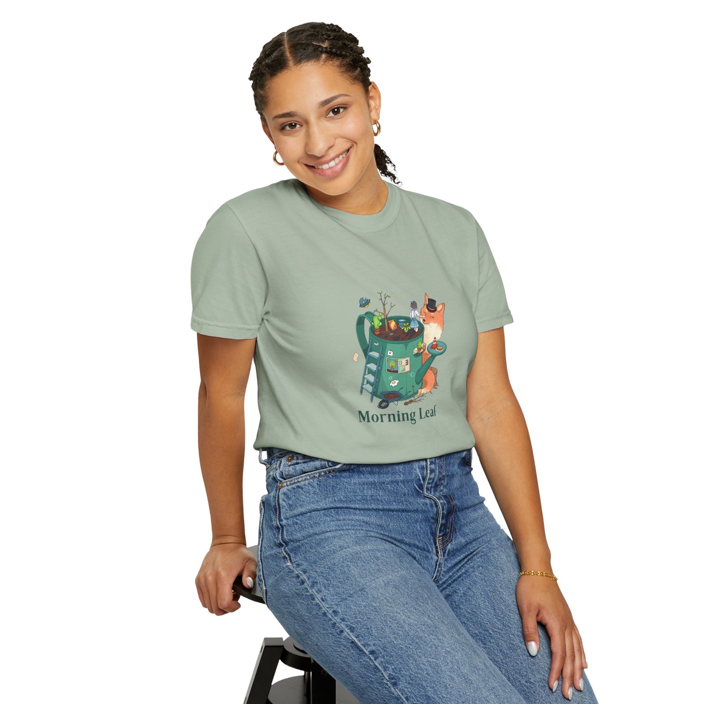 Morning Leaf Unisex Garment-Dyed T-shirt