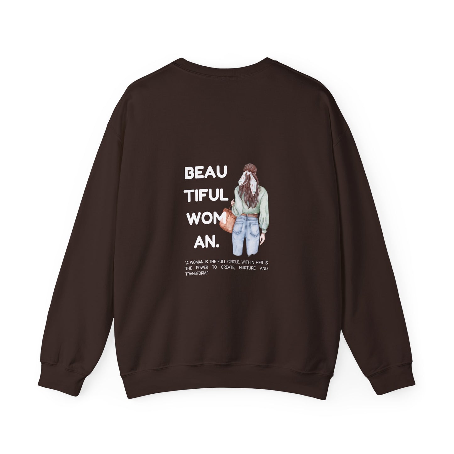 Beautiful Woman Women's Heavy Blend™ Crewneck Sweatshirt